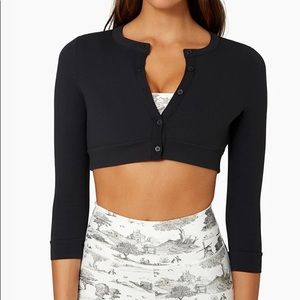 We wore what cropped cardigan top NWT